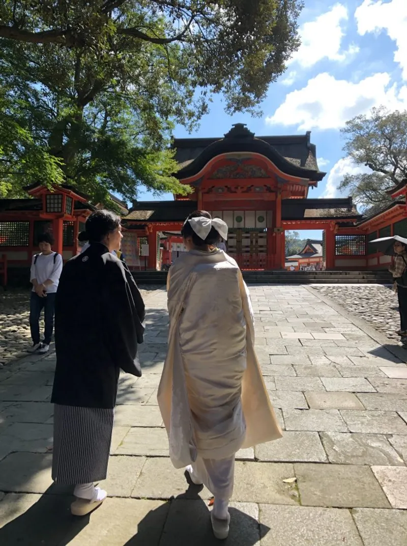 大分県内の神社挙式のお仕度